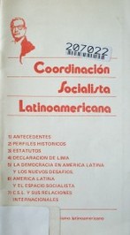 Coordinación Socialista Latinoamericana