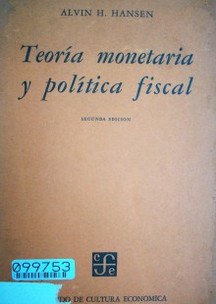 Teoría monetaria y política fiscal