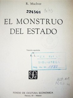 El monstruo del Estado