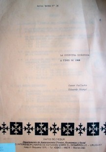 La coyuntura económica a fines de 1988