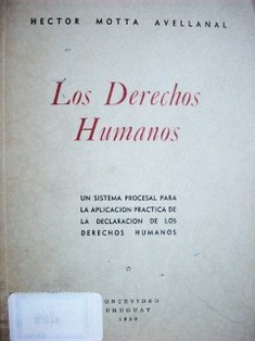 Los derechos humanos : un sistema procesal para la aplicación práctica de la declaración de los derechos humanos