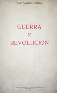 Guerra y revolución