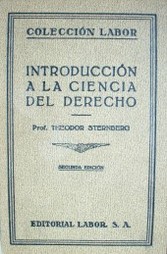 Introducción a la Ciencia del Derecho