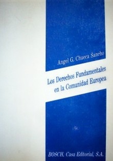 Los derechos fundamentales en la Comunidad Europea