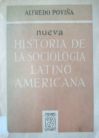 Nueva historia de la sociología latinoamericana
