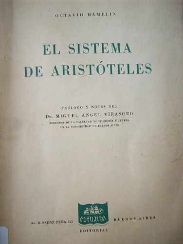El sistema de Aristóteles