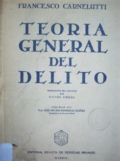 Teoría general del delito