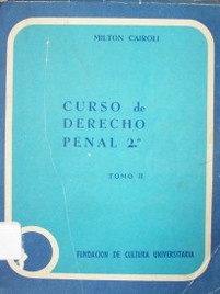 Curso de Derecho Penal segundo : parte especial