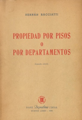 Propiedad por pisos o por departamentos