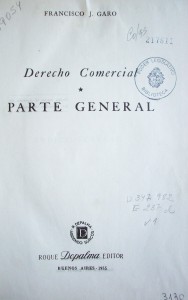 Derecho comercial