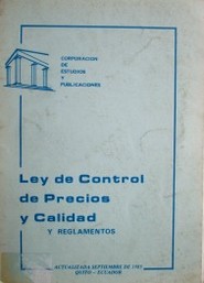 Ley de control de precios y calidad