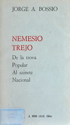 Nemesio Trejo : de la trova popular al sainete nacional