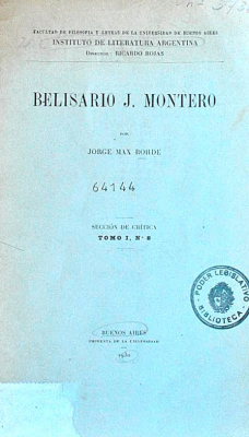 Belisario J. Montero