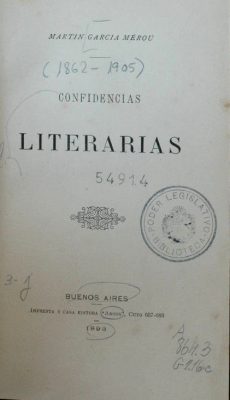 Confidencias literarias