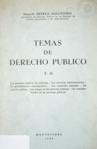 Temas de Derecho Público