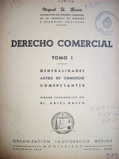 Derecho comercial