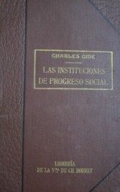 Las instituciones de progreso social : economía social