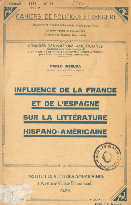 Influence de la France et de L'Espagne sur lalittérature Hispano-Américaine