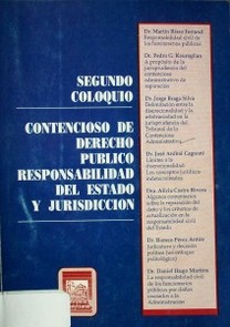 Contencioso de Derecho Público : Responsabilidad del Estado y Jurisdicción