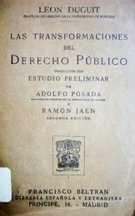 Las transformaciones del Derecho Público