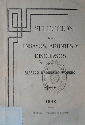 Ensayos, Apuntes y Discursos