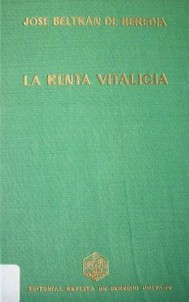 La renta vitalicia