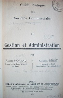 Gestion et administration