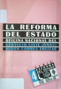 La reforma del Estado