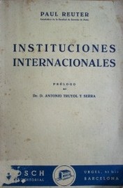 Instituciones internacionales