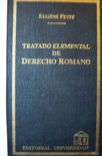 Tratado elemental de derecho romano