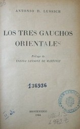 Los tres gauchos orientales