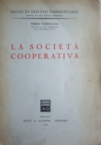 La società cooperativa