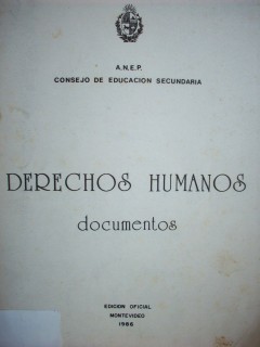 Derechos humanos : documentos