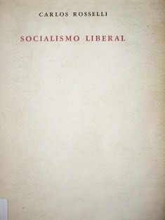 Socialismo liberal