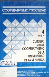 Cursillo sobre cooperativismo de la Universidad de la República