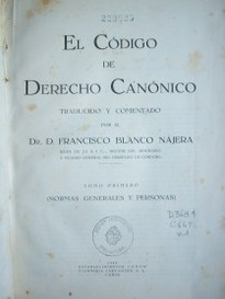 El código de derecho canónico