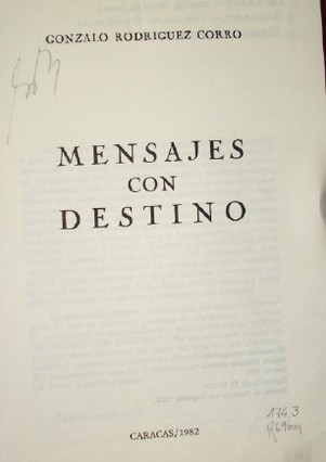 Mensajes con destino