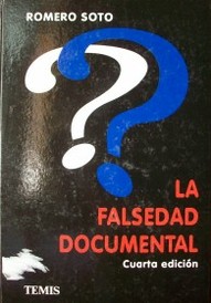 La falsedad documental