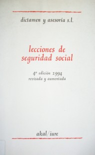 Lecciones de Seguridad Social