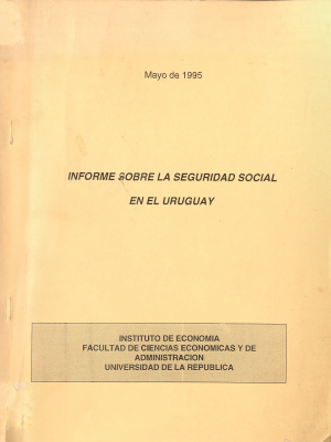 Informe sobre la seguridad social en el Uruguay