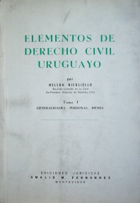Elementos de Derecho Civil Uruguayo