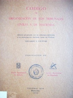 Código de Organización de los Tribunales Civiles y de Hacienda