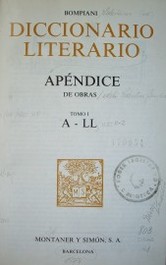 Diccionario literario : apéndice de obras