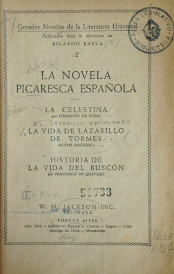 La novela picaresca española