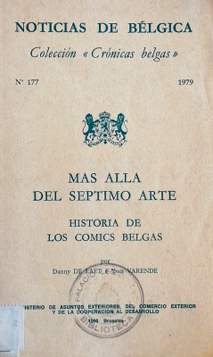 Más allá del séptimo arte : historia de los comics belgas.