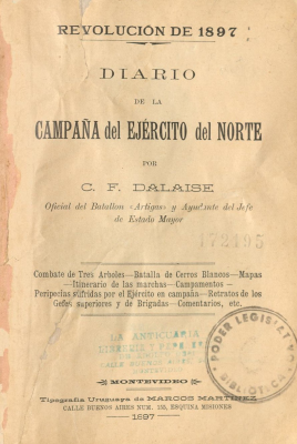 Revolución de 1897 : diario de la campaña del Ejército del Norte