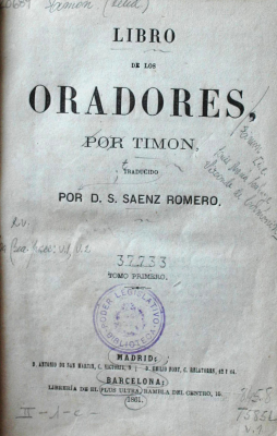 Libro de los oradores