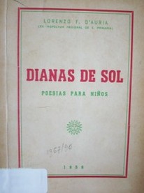 Dianas de sol : poesías para niños