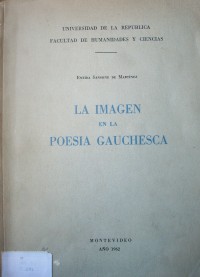 La imagen en la poesía gauchesca