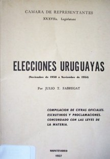 Elecciones uruguayas : noviembre de 1950 a noviembre de 1954